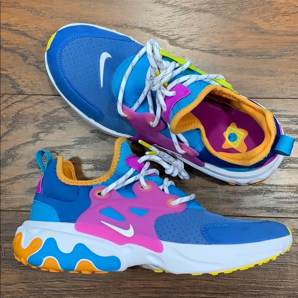 • NIKE REACT PRESTO (GS) mountain blue/white - Picture 4 of 16